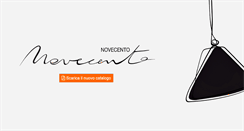 Desktop Screenshot of novecentosrl.net